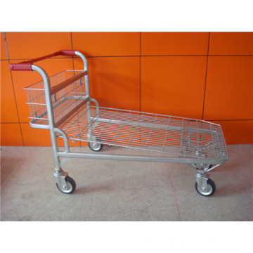 Supermarket Platform Cart Warehouse Trolley